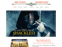Tablet Screenshot of michaelwisehart.com